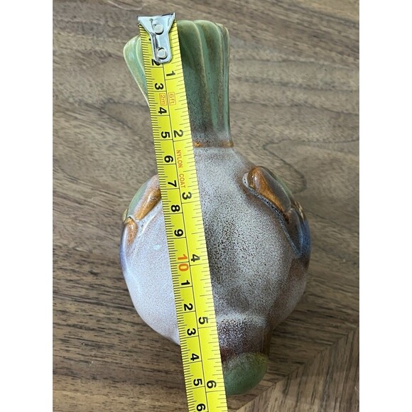 Chubby Sparrow Ceramic Pottery Bird Multicolored Bird Lovers Modern Farmhouse - Picture 9 of 11